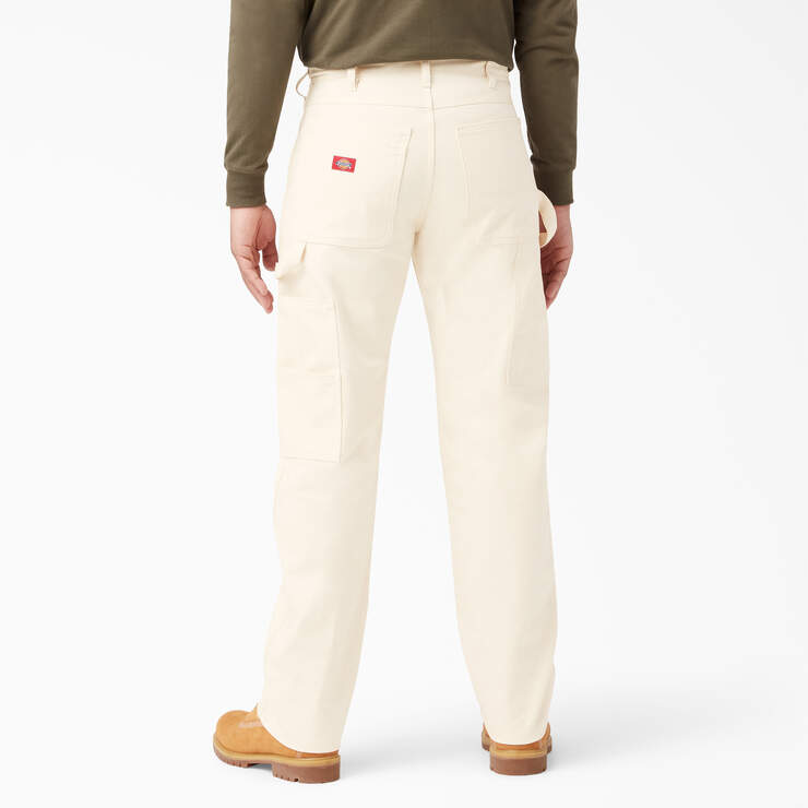 Relaxed Fit Straight Leg Painter's Pants - Natural Beige (NT) image number 2