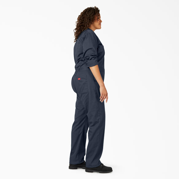 Women&#39;s Plus Long Sleeve Coveralls - Dark Navy &#40;DN&#41;