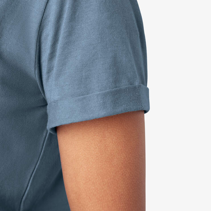 Women’s V-Neck T-Shirt - Coronet Blue (CNU) image number 7