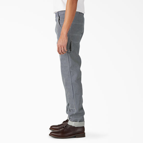 Dickies 1922 Double Knee Pants - Blue White Hickory Stripe &#40;HS&#41;