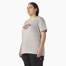 Women&#39;s Plus Heavyweight Logo T-Shirt - Heather Gray &#40;H2&#41;