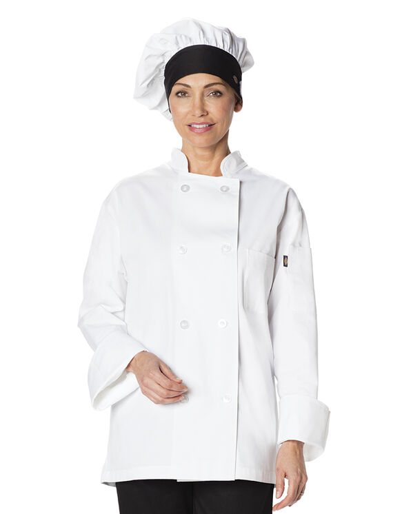 Unisex Traditional Chef Hat - BLACK/WHITE (BKWH)
