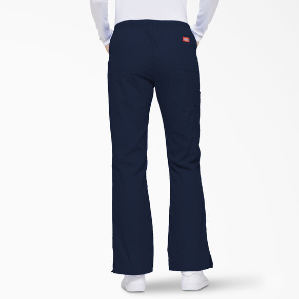 Women&#39;s EDS Signature Flare Leg Cargo Scrub Pants - Navy Blue &#40;NVY&#41;