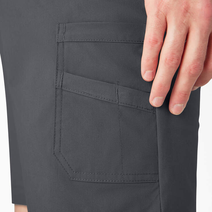FLEX Cooling Regular Fit Utility Shorts, 11" - Charcoal Gray (CH) image number 5