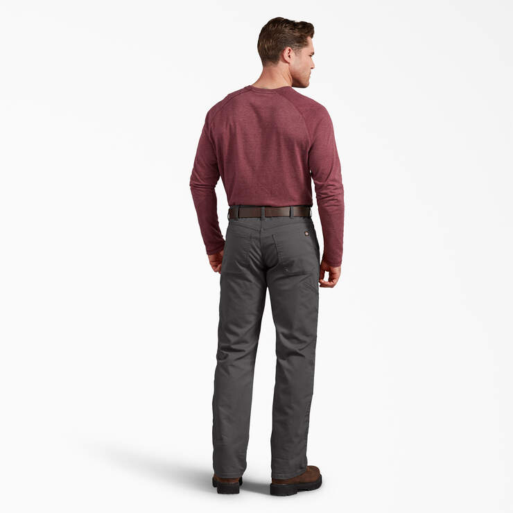 Regular Fit Duck Double Knee Pants - Stonewashed Gray (SSL) image number 5