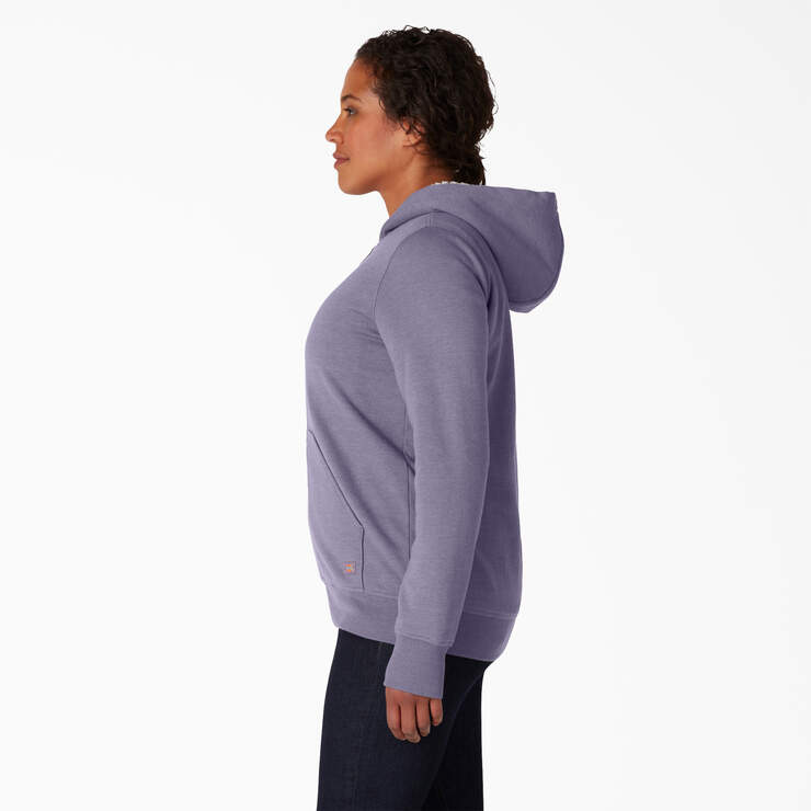 Women’s High Pile Fleece Lined Hoodie - Blue Violet (B2H) image number 3