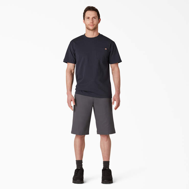 FLEX Cooling Active Waist Regular Fit Shorts, 13" - Black (BK) image number 7