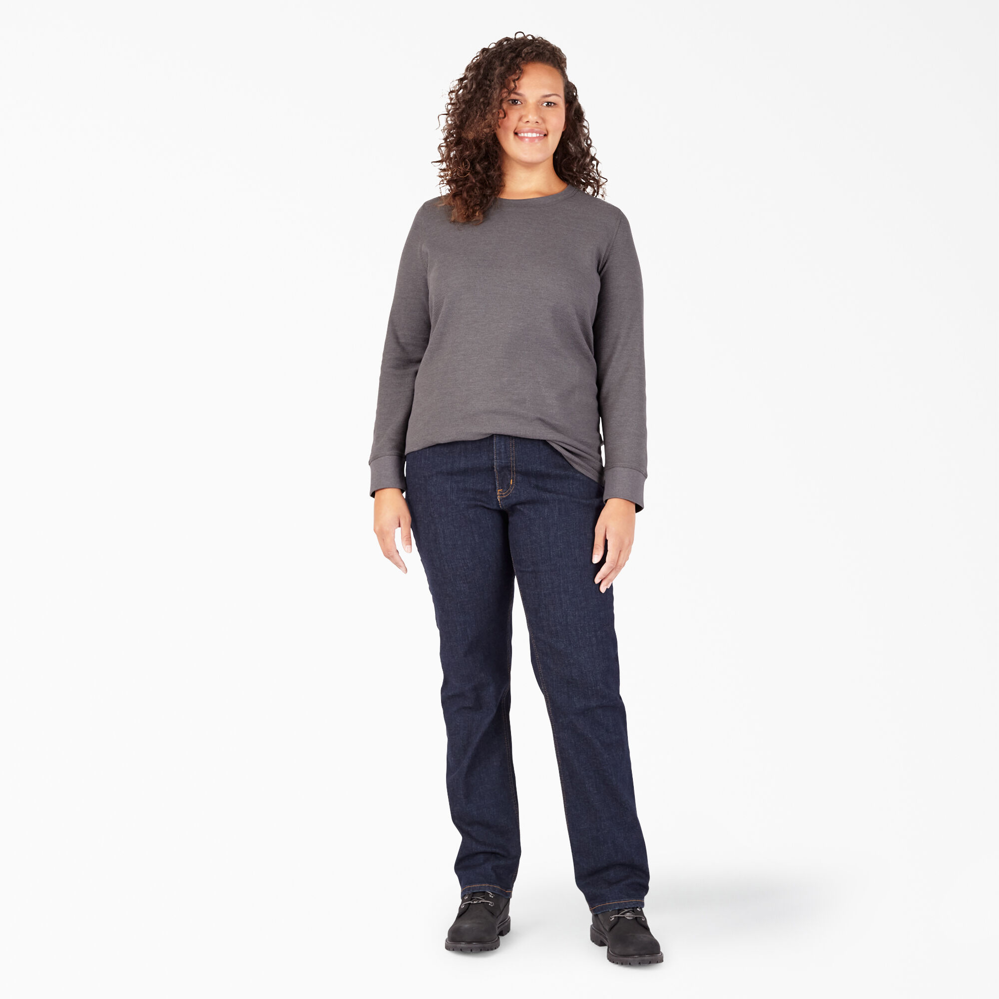 Women s Plus Long Sleeve Thermal Shirt Dickies US
