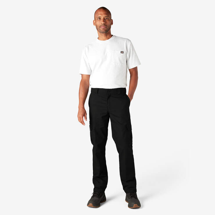 Slim Fit Cargo Pants - Black (BK) image number 5