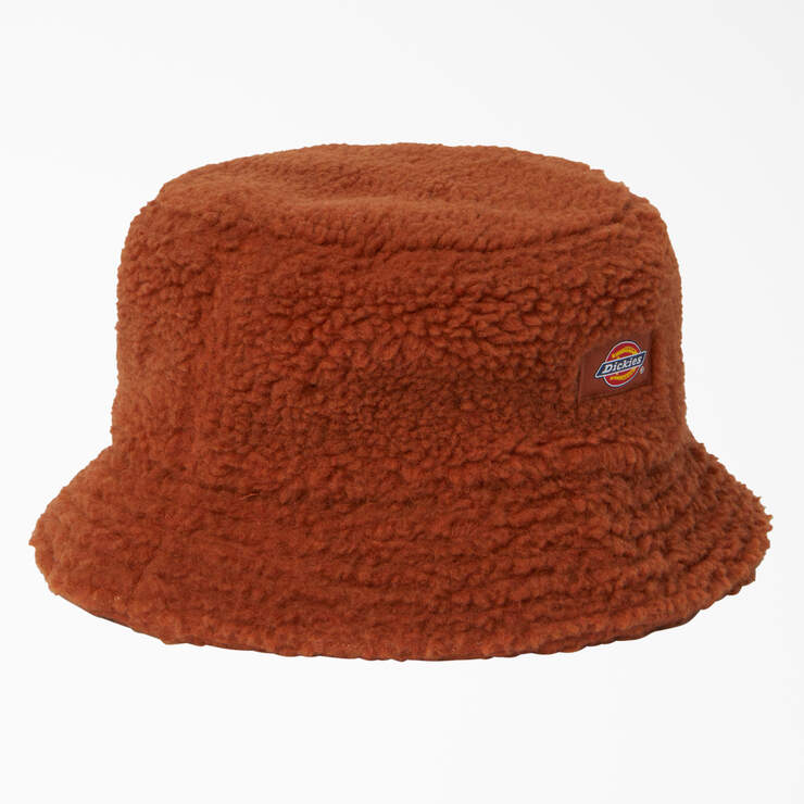Red Chute Fleece Bucket Hat - Gingerbread Brown (IE) image number 1