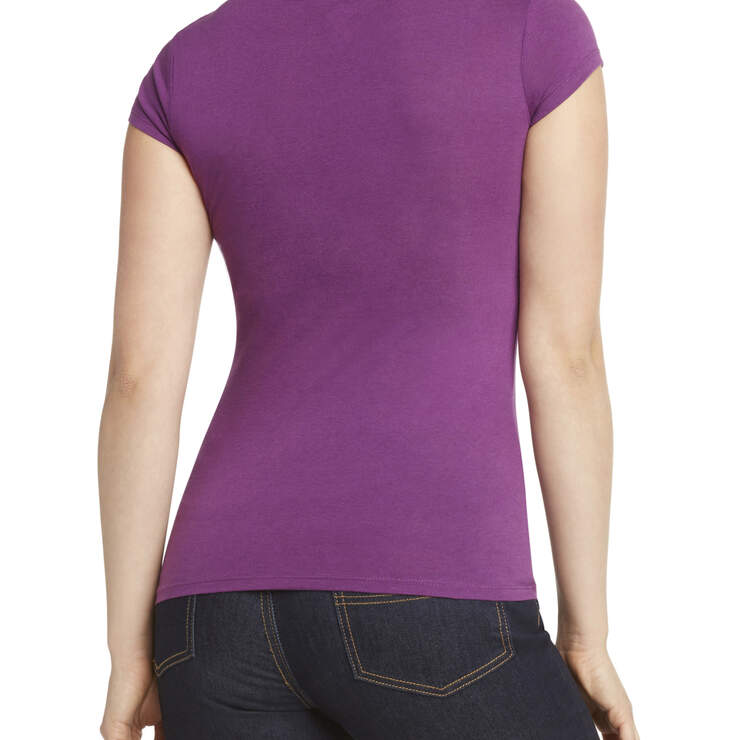 Dickies Girl Juniors' Short Sleeve Crew Neck T-Shirt - Purple (PR) image number 2