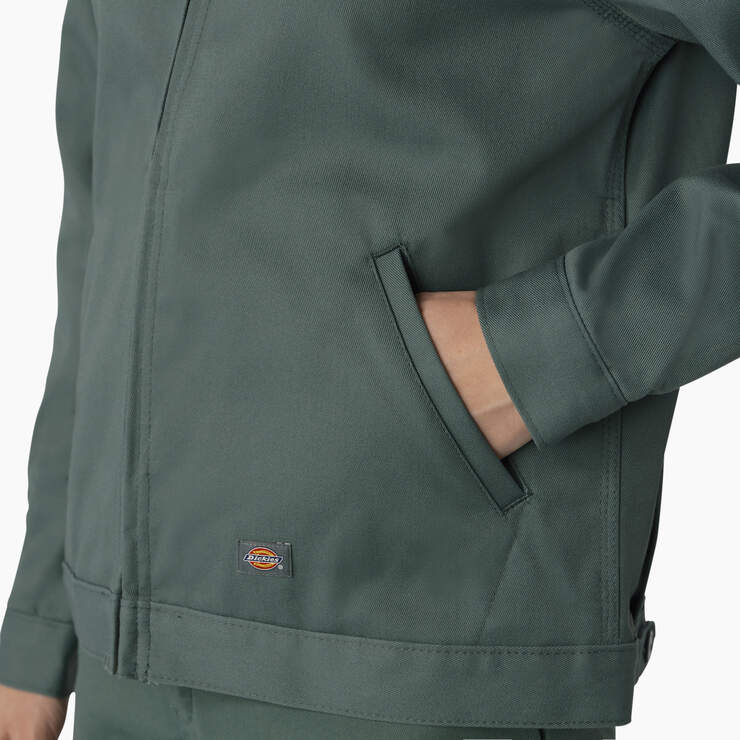 Women's Unlined Eisenhower Jacket - Lincoln Green (LSO) image number 8