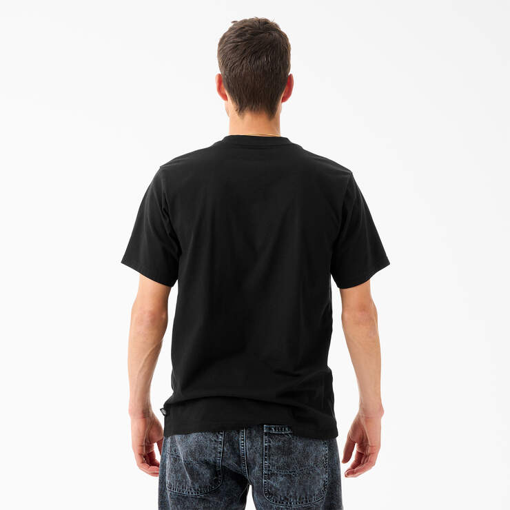 Tom Knox Embroidery T-Shirt - Black (KBK) image number 2