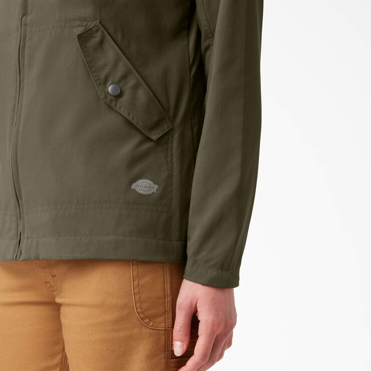 Women's Performance Hooded Jacket - Military Green (ML) image number 5