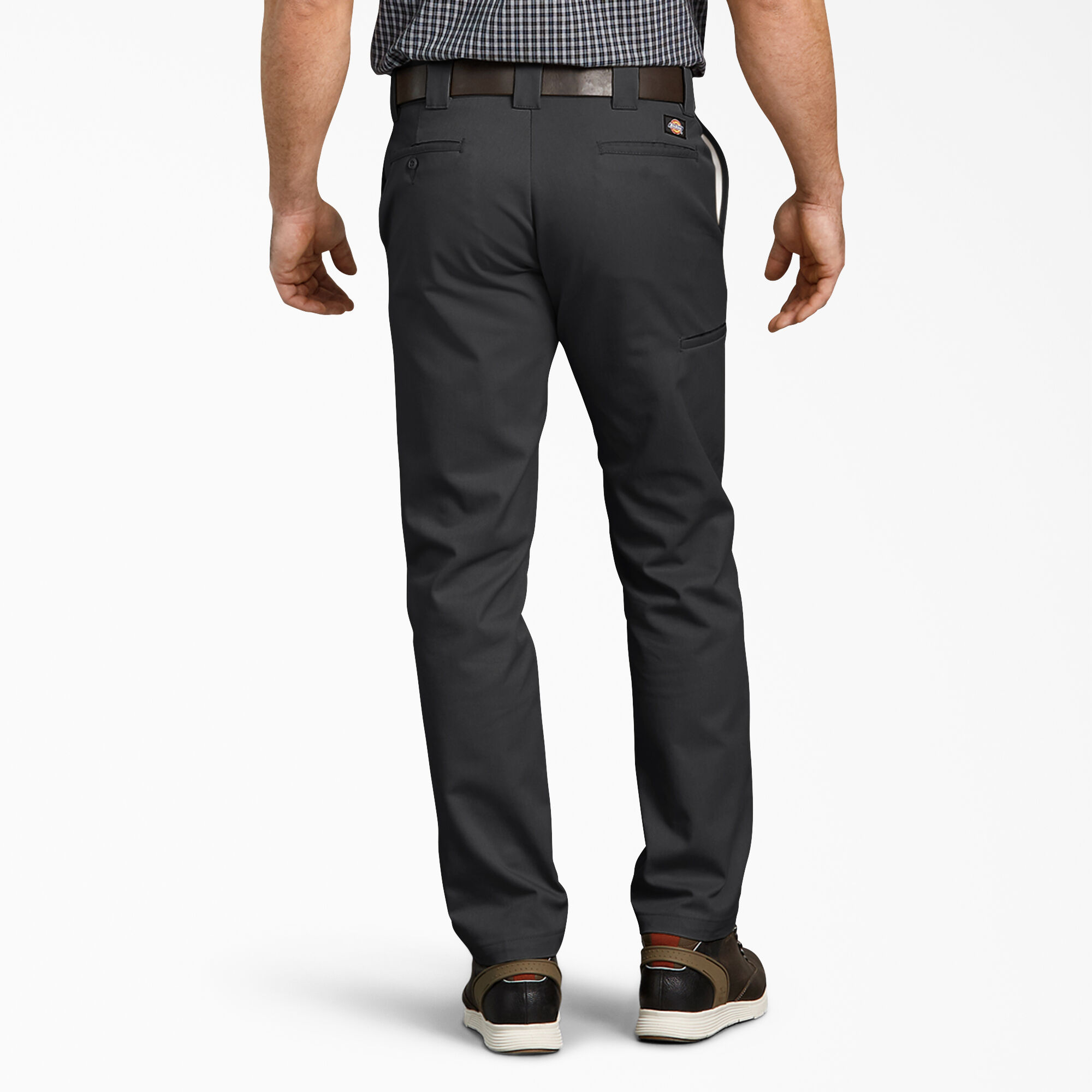 Stretched Slim Fit Pants Sits at Waist Trousers with 5 Jeans for Men Pockets
