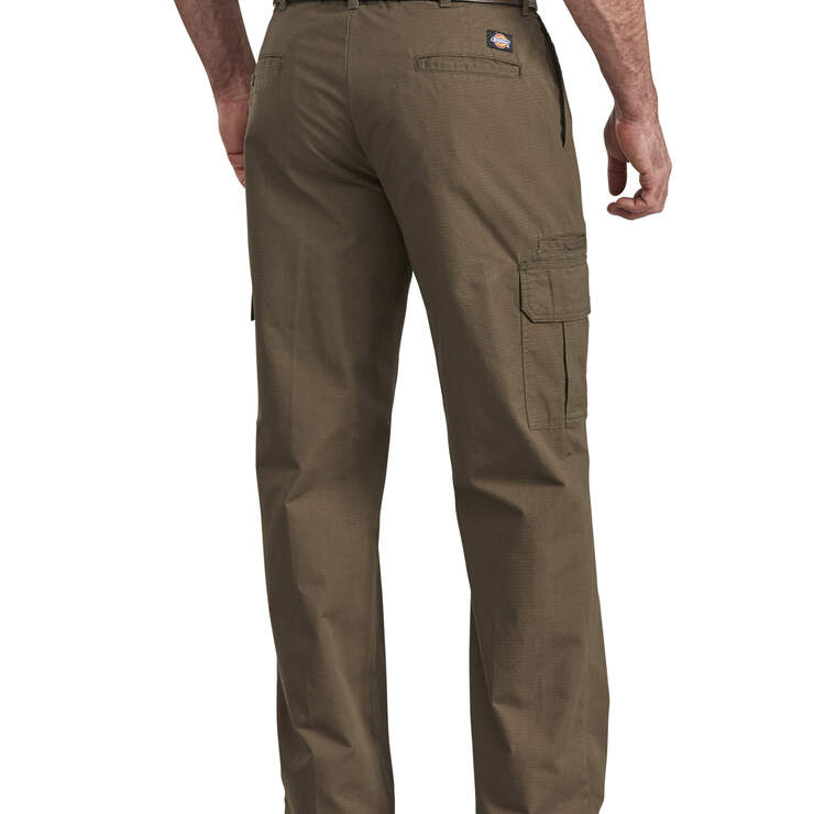 Relaxed Fit Straight Leg Ripstop Cargo Pants - Rinsed Moss Green (RMS) image number 2