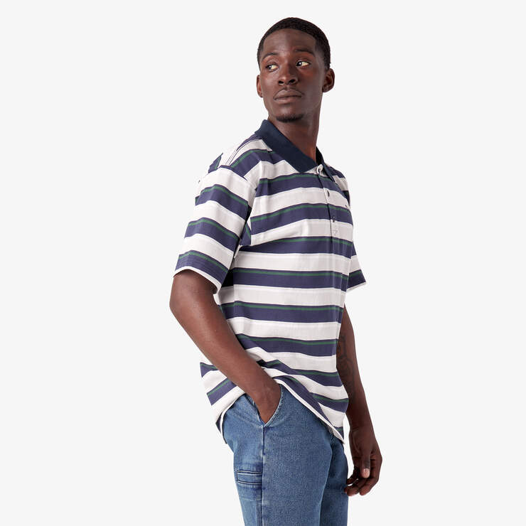 Guy Mariano Short Sleeve Polo Shirt - Guy Mariano Stripe (GMG) image number 4