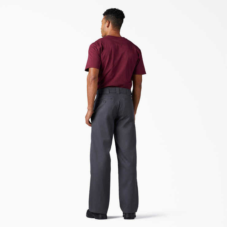 FLEX Loose Fit Double Knee Work Pants - Charcoal Gray (CH) image number 5