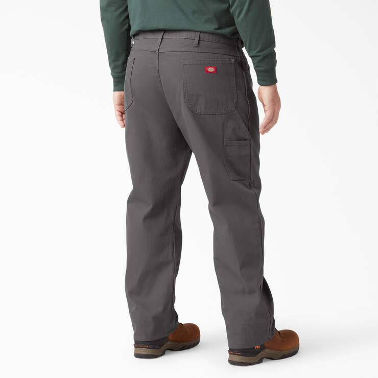 Relaxed Fit Heavyweight Duck Carpenter Pants - Rinsed Slate (RSL) image number 6