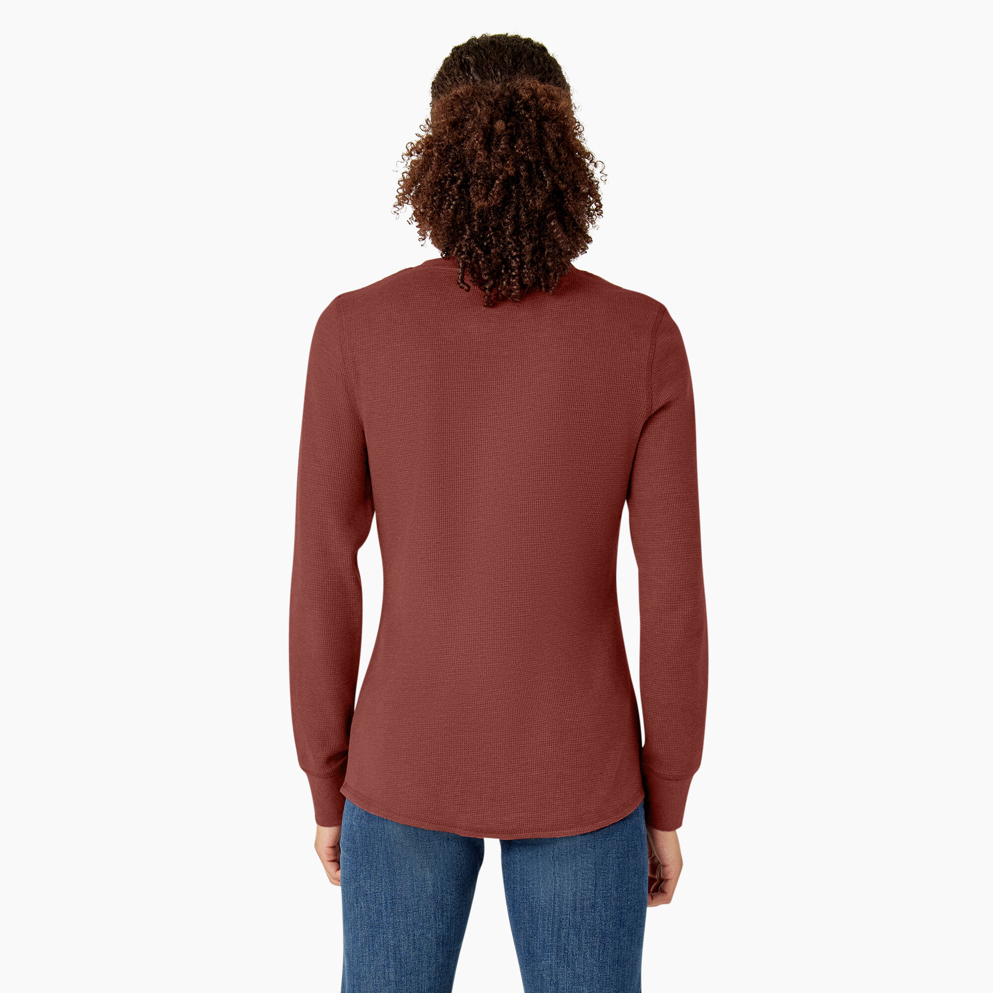 Womens red sale thermal shirt