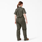 Women&#39;s Plus FLEX Cooling Temp-iQ&reg; Short Sleeve Coveralls - Moss Green &#40;MS&#41;