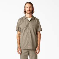 FLEX Slim Fit Short Sleeve Work Shirt - Desert Sand (DS)