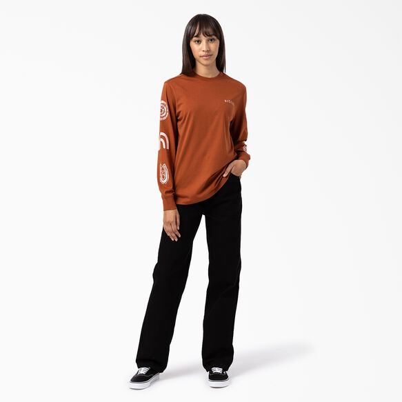 Women&#39;s Falkville Long Sleeve T-Shirt - Gingerbread Brown &#40;IE&#41;