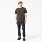 Heavyweight Short Sleeve Pocket T-Shirt - Black Olive &#40;BV&#41;