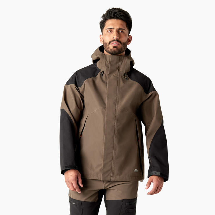Waterproof Shell Jacket - Moss/Black (CMS) image number 1