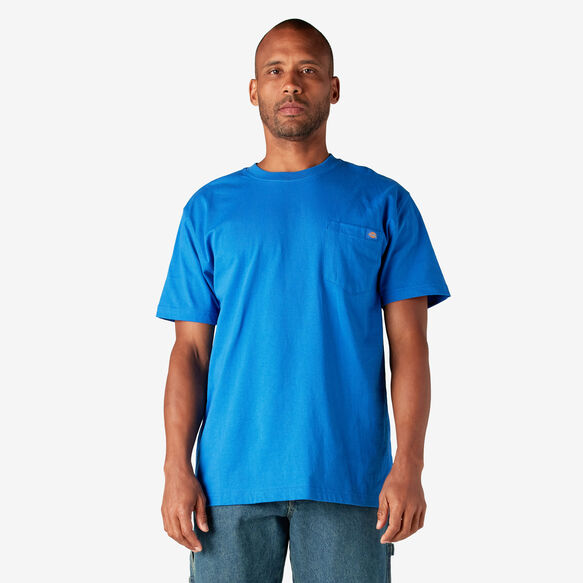 Short Sleeve Heavyweight Crew Neck T Shirt Royal Blue 3XL| Mens Shirts ...