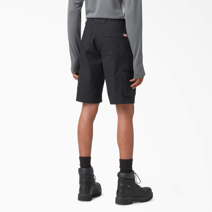 FLEX Temp-iQ® 365 Regular Fit Shorts, 11" - Black (BKX) image number 2