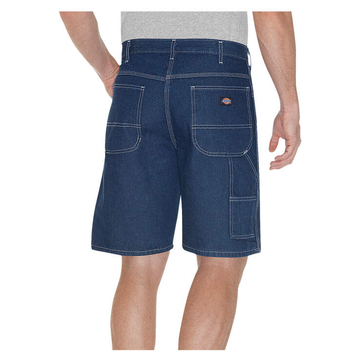 9.5" Relaxed Fit Carpenter Shorts - Rinsed Indigo Blue (RNB) image number 2