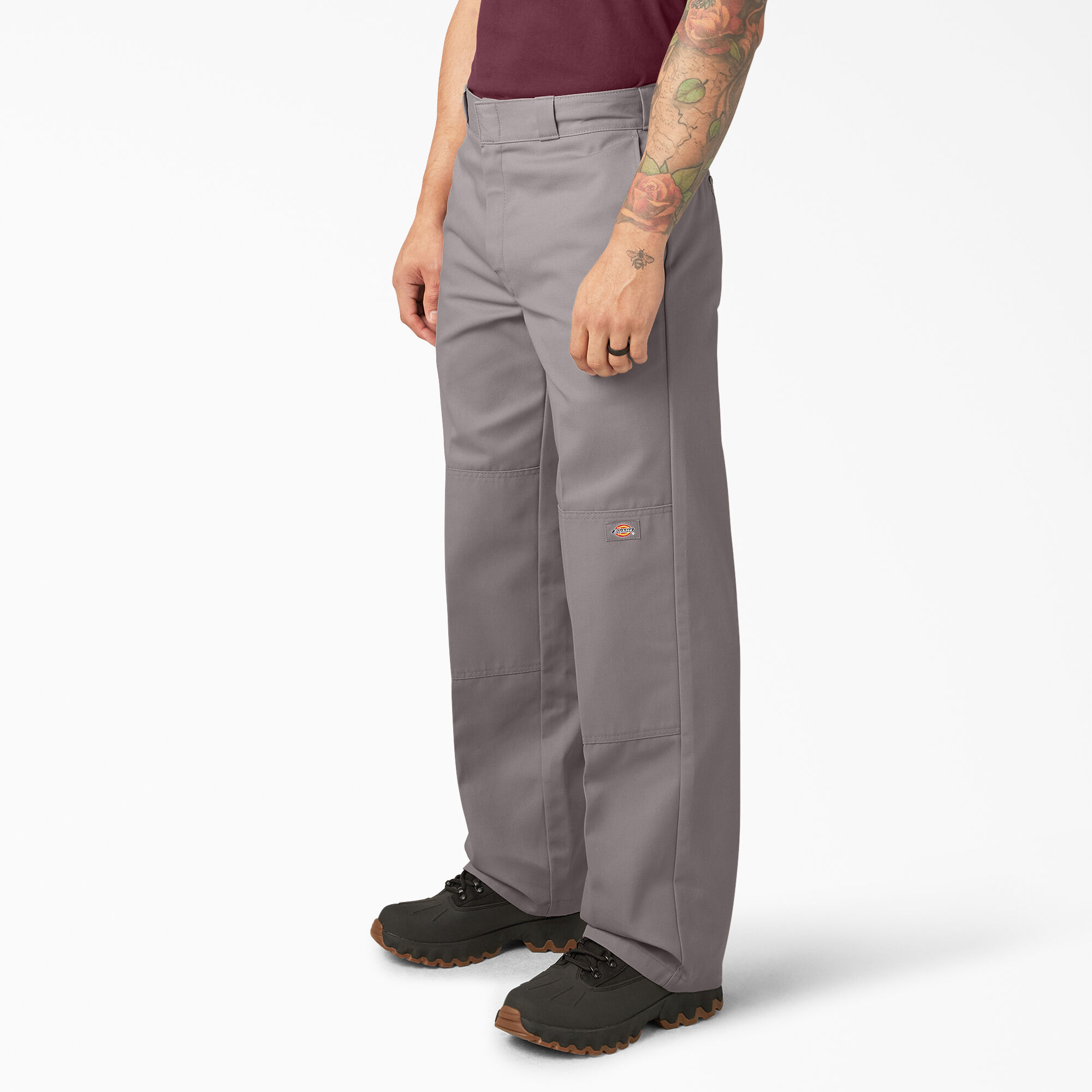 Loose Fit Double Knee Work Pants