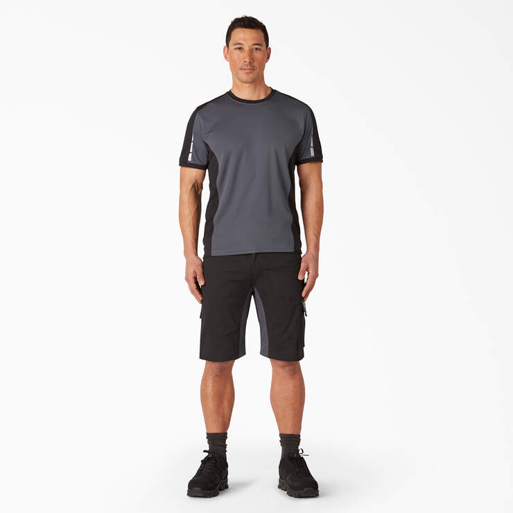 FLEX Performance Workwear GDT Cargo Shorts, 11" - Black Grey (UBY) image number 4