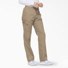 Women&#39;s EDS Signature Tapered Leg Cargo Scrub Pants - Khaki &#40;KHA&#41;