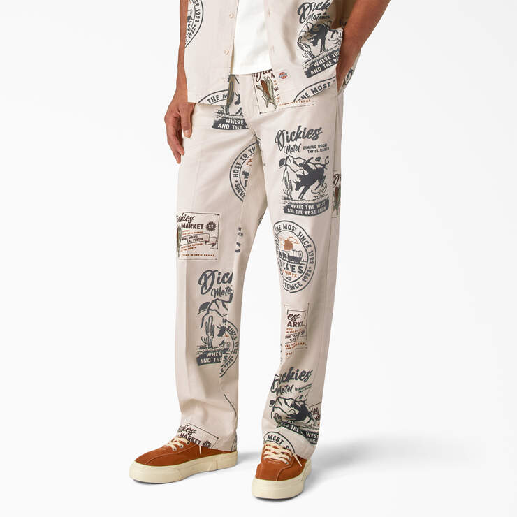 Greensburg Relaxed Fit Pants - Light Vintage Print (VPB) image number 3