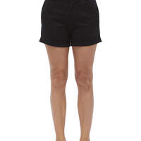 Dickies Girl Juniors' Cuffed 3" Work Shorts - Black (BLK)
