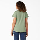 Women&#39;s Short Sleeve V-Neck T-Shirt - Celadon Green &#40;C2G&#41;
