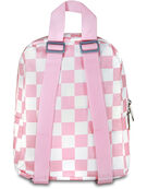 Pink Checkered Mini Backpack - Pink White Checkered &#40;CKW&#41;