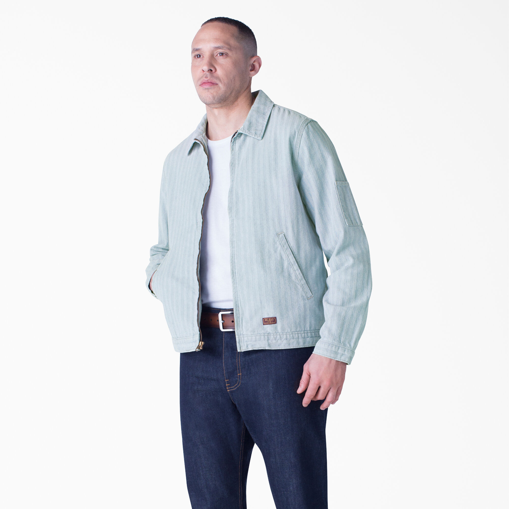 Dickies 1922 Bleached Fisher Stripe Jacket Dickies US