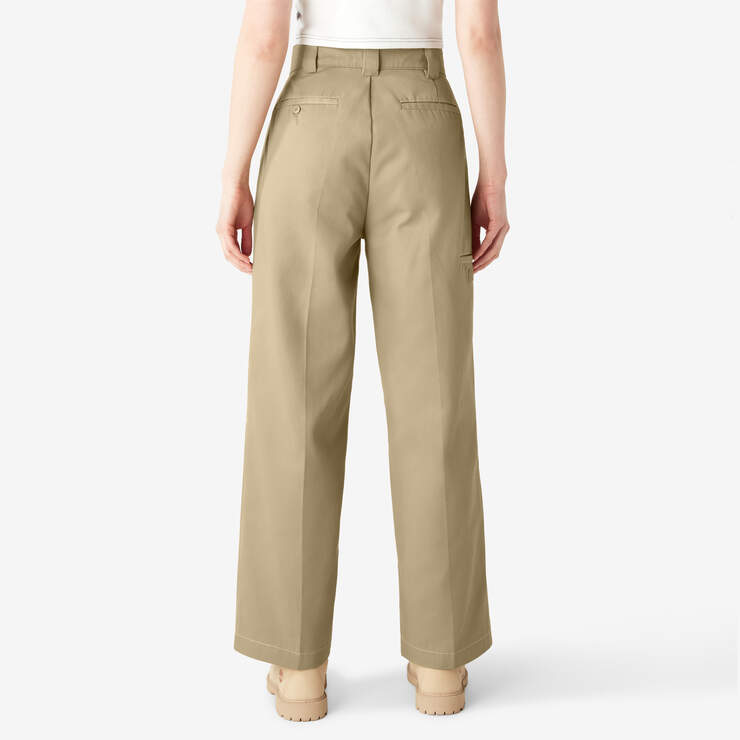 Women’s Relaxed Fit Double Knee Pants - Khaki (KH) image number 2