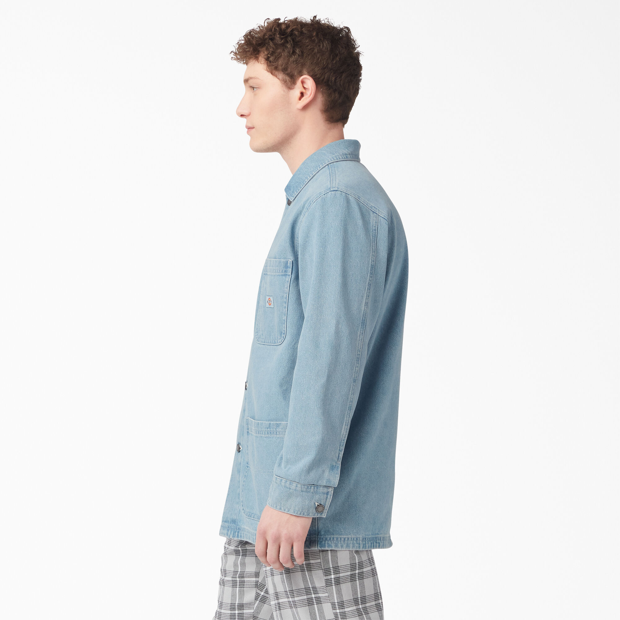 Dickies denim chore jacket best sale