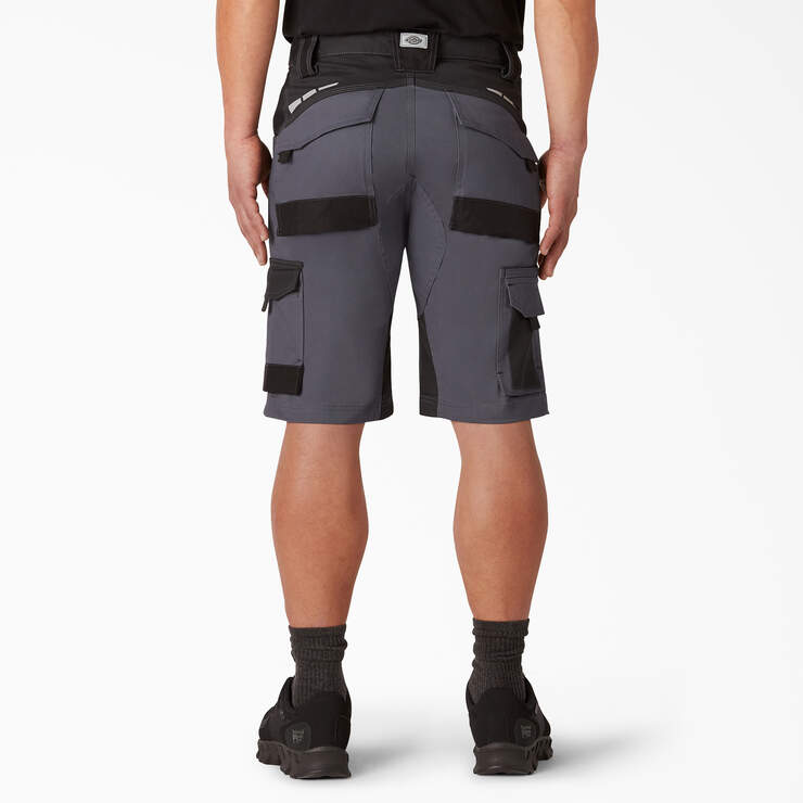 FLEX Performance Workwear GDT Cargo Shorts, 11" - Grey Black (UEB) image number 2