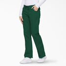 Women&#39;s EDS Signature Flare Leg Cargo Scrub Pants - Hunter Green &#40;HTR&#41;