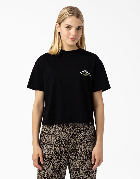 Women&#39;s Fort Lewis Cropped Graphic T-Shirt - Black &#40;BK&#41;