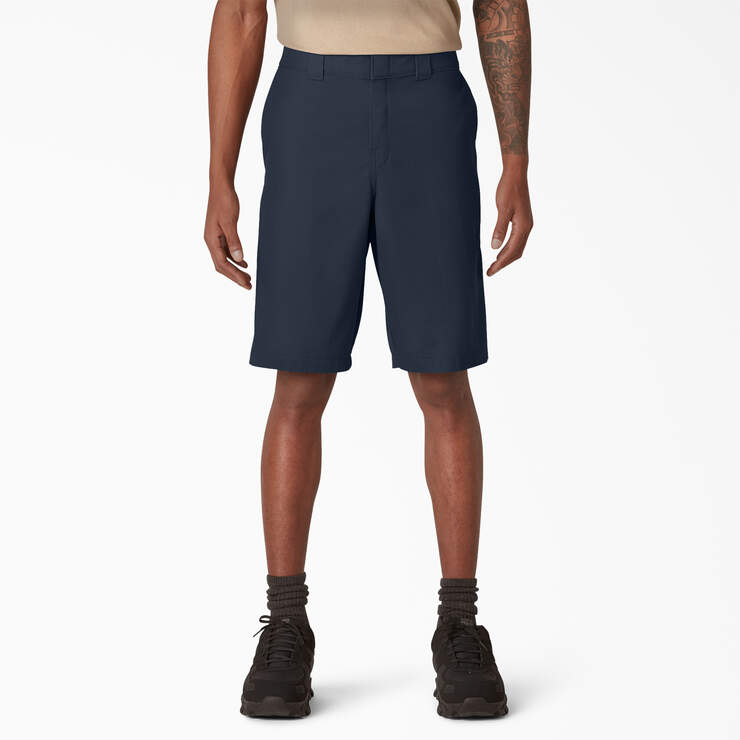 Cooling Active Waist Shorts, 11" - Dark Navy (DN) image number 1