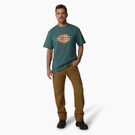 Short Sleeve Tri-Color Logo Graphic T-Shirt - Lincoln Green &#40;LN&#41;