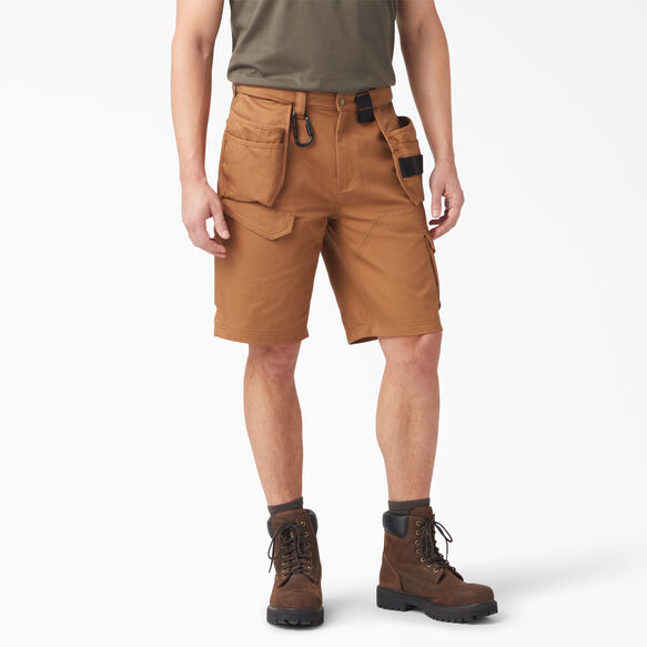 Traeger x Dickies FLEX Relaxed Fit Shorts, 11&quot; - Brown Duck &#40;BD&#41;