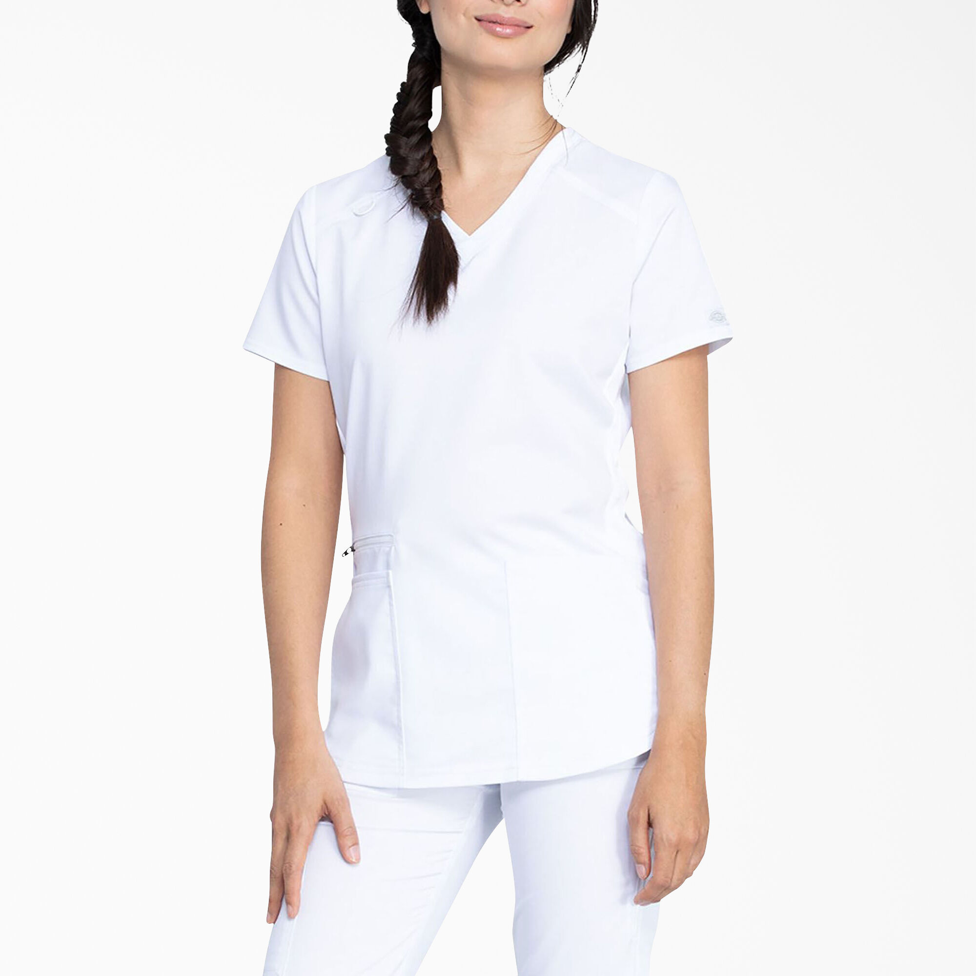 Women s Scrubs Medical Scrubs for Women White Dickies US