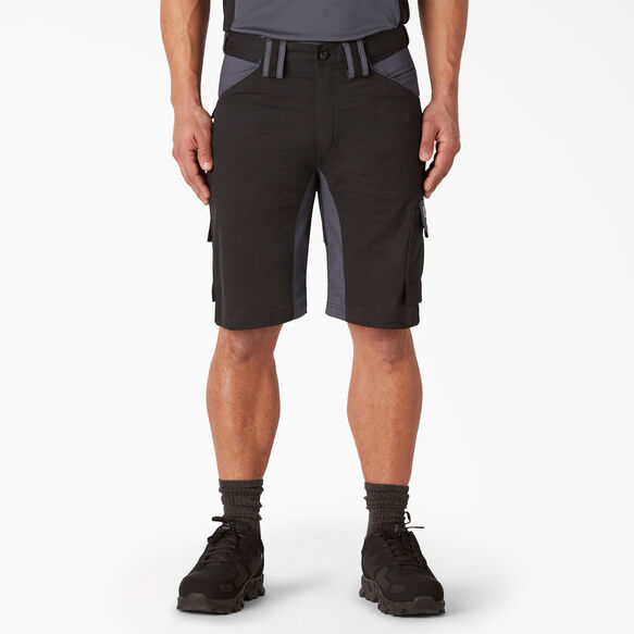 Performance Workwear GDT Cargo Shorts, 11&quot; - Black Grey &#40;UBY&#41;